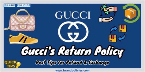 gucci exchange policy in store|does gucci give refunds.